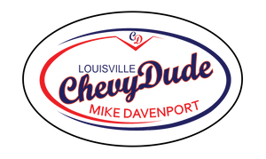 5" x 3" Oval Chevy Dude Logo Sticker
